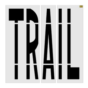 96" Michigan DOT TRAIL Stencil