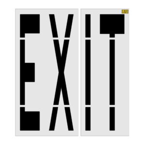 96" Michigan DOT EXIT Stencil