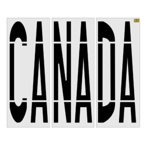 96" Michigan DOT CANADA Stencil