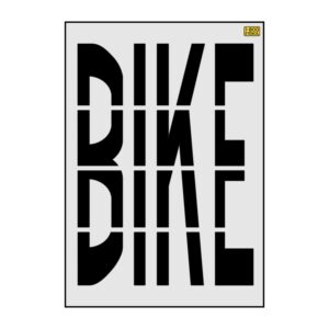 44" Missouri DOT BIKE Wording Stencil