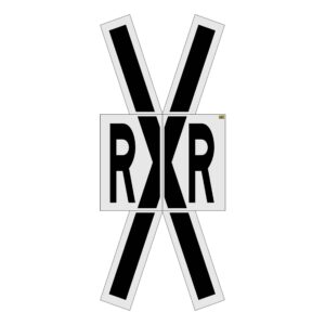 251" Missouri DOT Railroad Crossing Kit Stencil