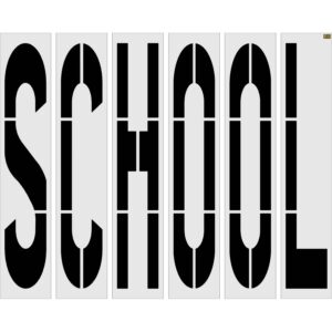 96" New Hampshire DOT SCHOOL Stencil
