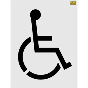 36" New Hampshire DOT Handicap Stencil