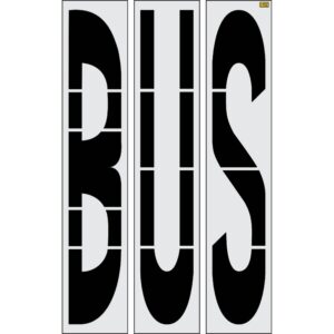 96" New Jersey DOT BUS Stencil