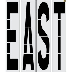 96" New Jersey DOT EAST Stencil