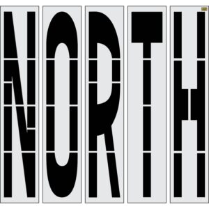 96" New Jersey DOT NORTH Stencil