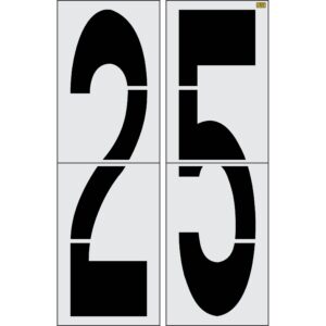 96" New Jersey DOT 25 Stencil