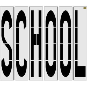 96" New Mexico DOT SCHOOL Stencil
