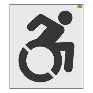 NYSDOT 39" Accessible Icon Stencil