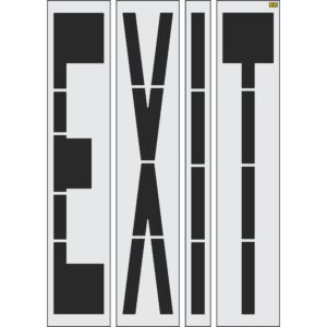96" Oklahoma DOT EXIT Stencil
