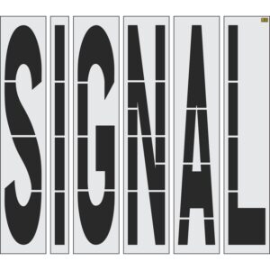 96" Oklahoma DOT SIGNAL Stencil