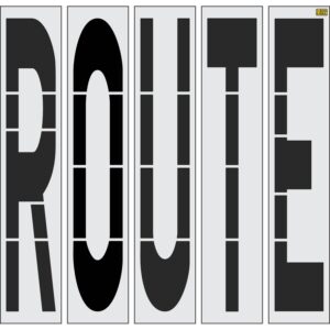 96" Oklahoma DOT ROUTE Stencil