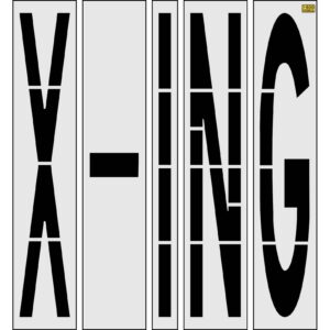 96" Oregon DOT X-ING Stencil