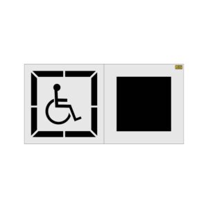28" San Diego Handicap with 44" Border and 36" Background Stencil