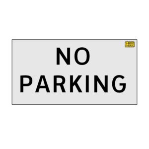 30" Texas DOT NO PARKING Stencil