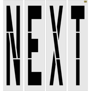 96" Texas DOT NEXT Stencil