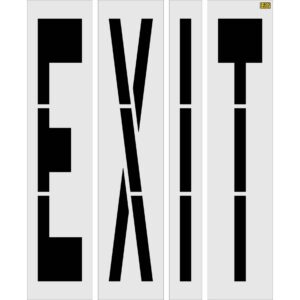 96" Texas DOT EXIT Stencil