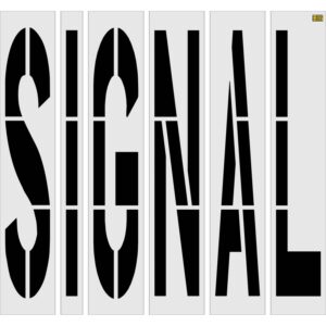 98" Texas DOT SIGNAL Stencil
