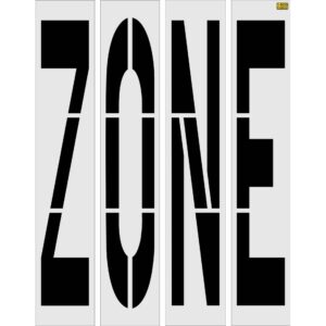 96" Texas DOT ZONE Stencil