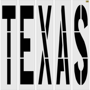 96" Texas DOT TEXAS Stencil