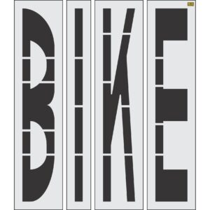 96" Virginia DOT BIKE Stencil