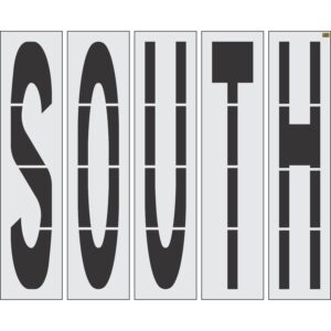 96" Virginia DOT SOUTH Stencil
