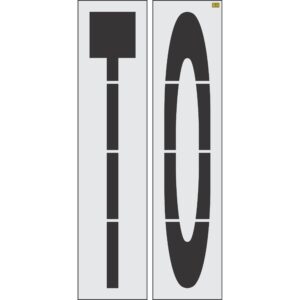96" Virginia DOT TO Stencil
