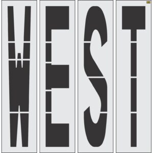 96" Virginia DOT WEST Stencil