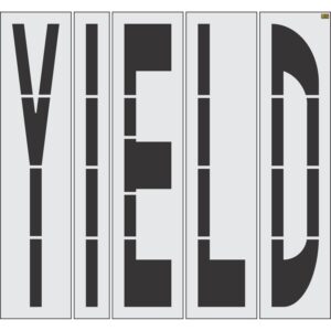 96" Virginia DOT YIELD Stencil