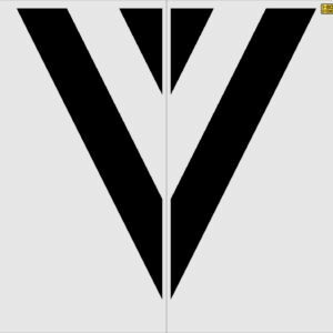 72" Washington DOT Speed Hump Stencil