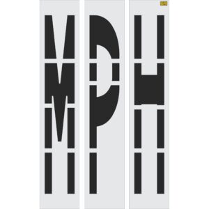 72" Washington DOT MPH Stencil