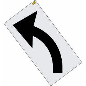 96" Wyoming DOT Turn Arrow Stencil