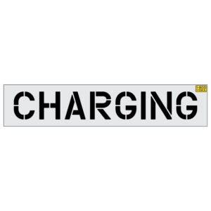 12" CHARGING Stencil