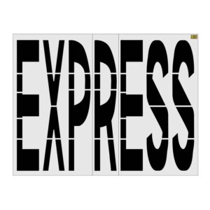 96" Florida DOT EXPRESS Stencil