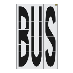 96" Florida DOT BUS Stencil