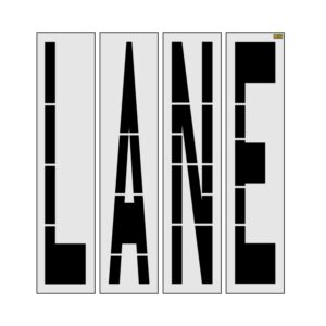 96" Colorado DOT LANE Stencil