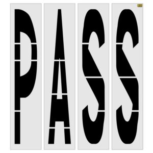 96" Florida DOT PASS Stencil