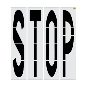 96" Florida DOT STOP Stencil