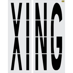 96" Florida DOT XING Stencil