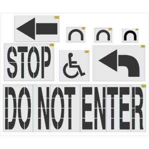 {8 pc} Costco Pro Stencil Kit