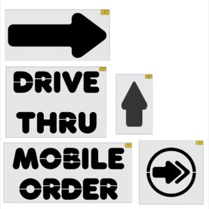 Dunkin Donuts Stencil Kit {5 pc}
