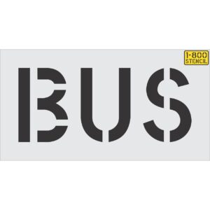 12" BUS Stencil
