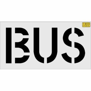 18" BUS Stencil