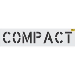 12" COMPACT Stencil