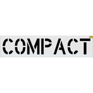 18" COMPACT Stencil