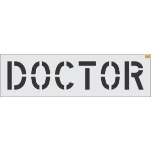 12" DOCTOR Stencil