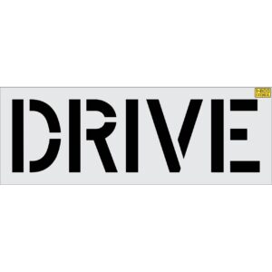 18" DRIVE Stencil