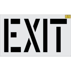 24" EXIT Stencil