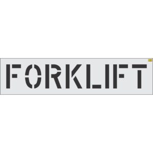 12" FORKLIFT Stencil