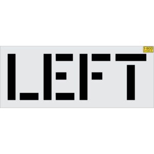 18" LEFT Stencil